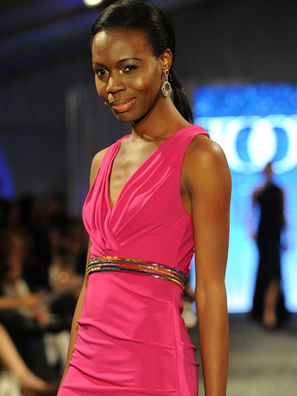 A model at West Ave Fashion on the Avenue March 2014