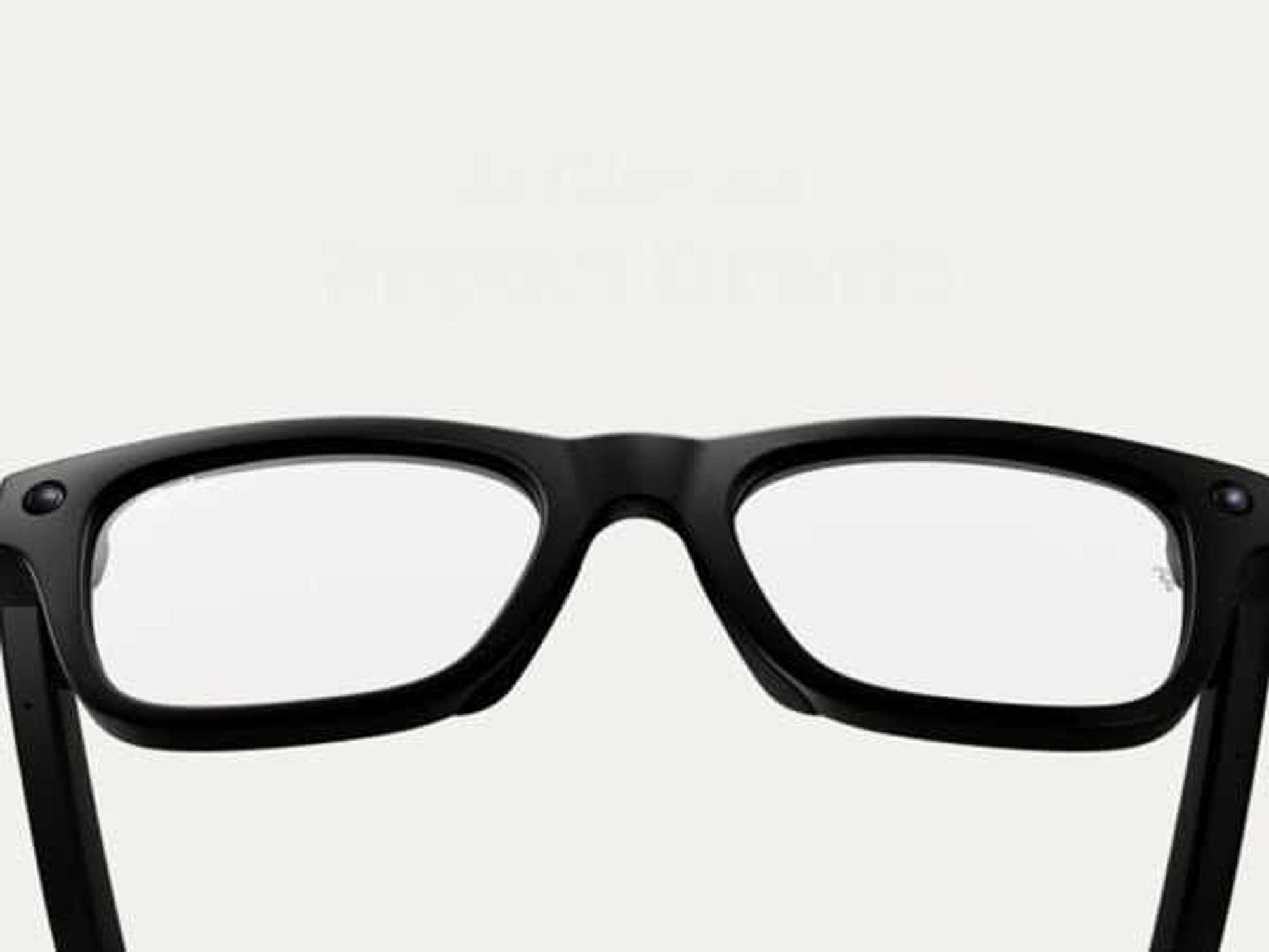 A pair of Meta AI Glasses