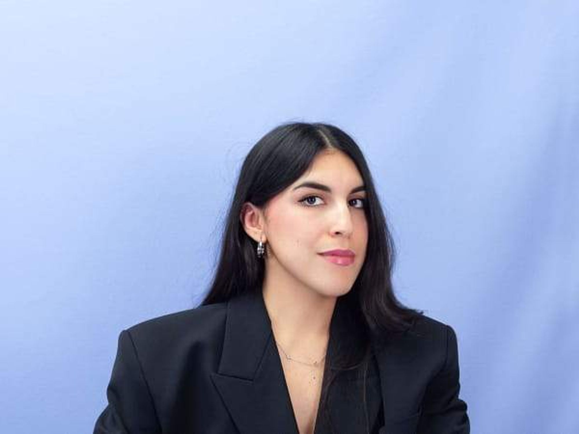 A portrait of artist Karen Navarro for Discovery Green