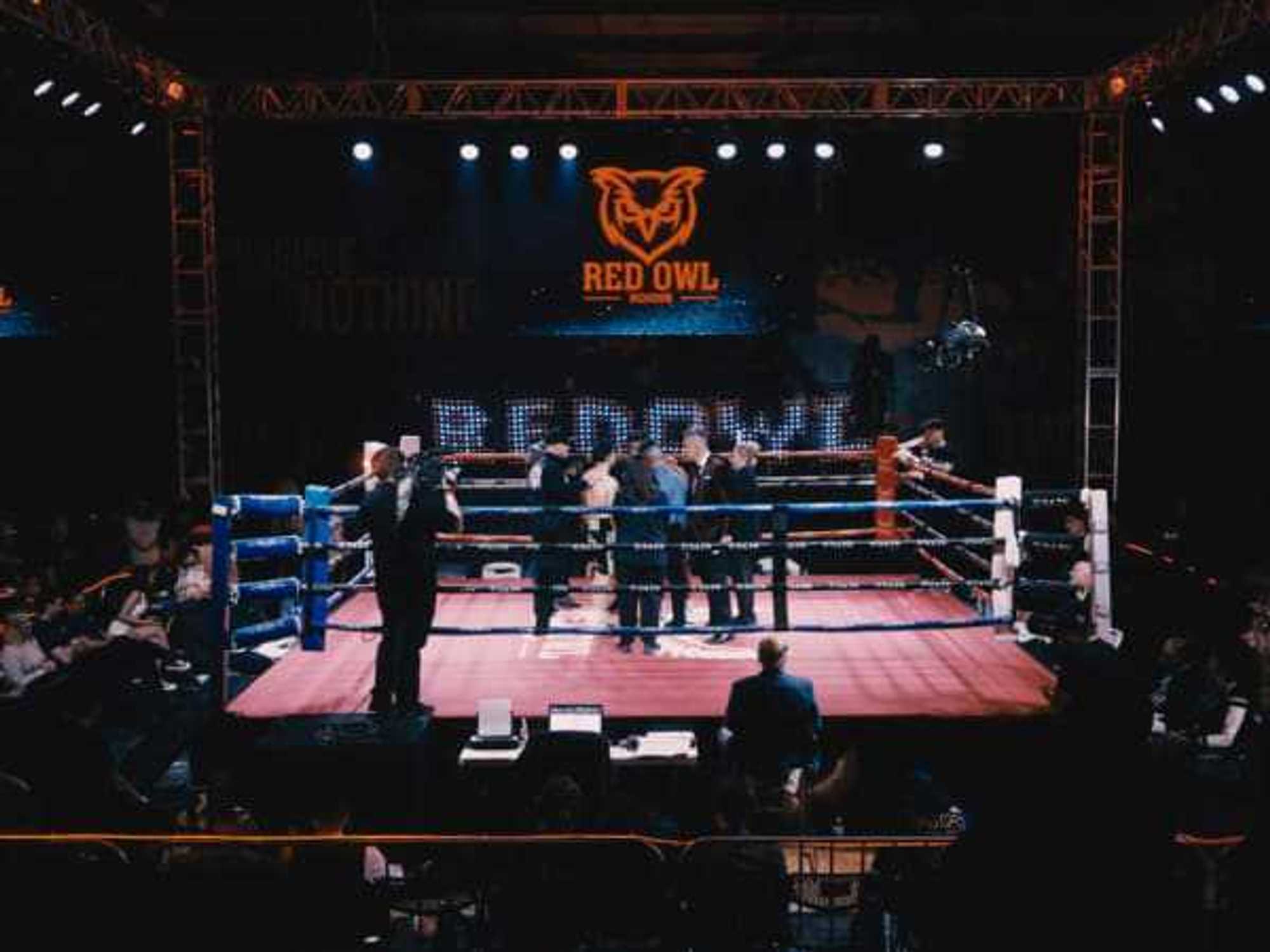 A Red Owl Boxing live event in Houston.