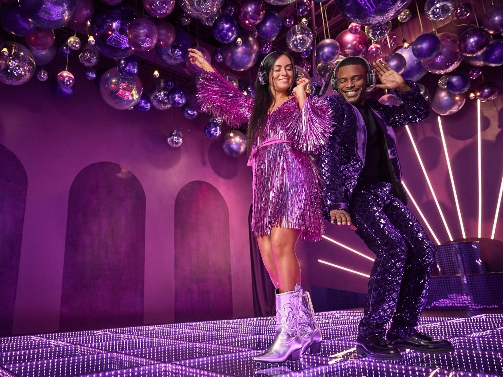 A royal disco ball color factory houston