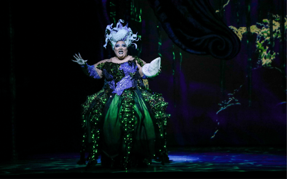 A scene from The Little Mermaid