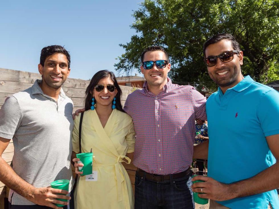 Aaton_Amin, Sarika_Patel, Richard_Campo,Chirag_Pate at Women of Wardrobe spring fling March 2017
