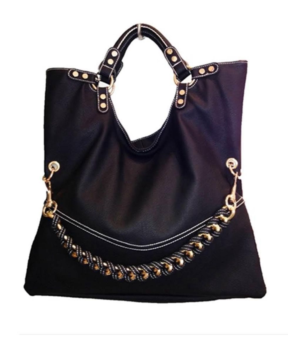 accents Sondra Roberts Squared Shopper Tote