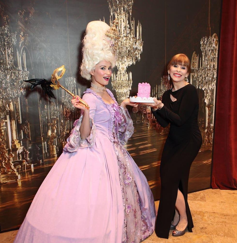 Actor Emily Neves as Marie Antoinette, Sandra Porter at Stages Gala 2017