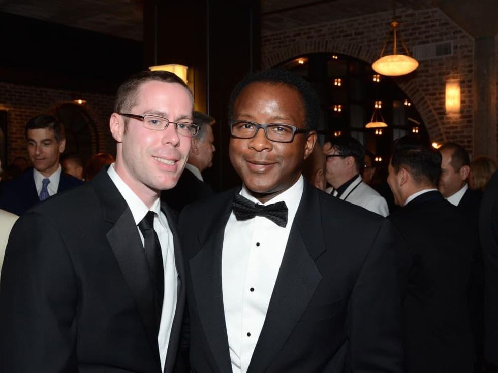 Adam Haiduk, MD and William Howard at Stages Gala