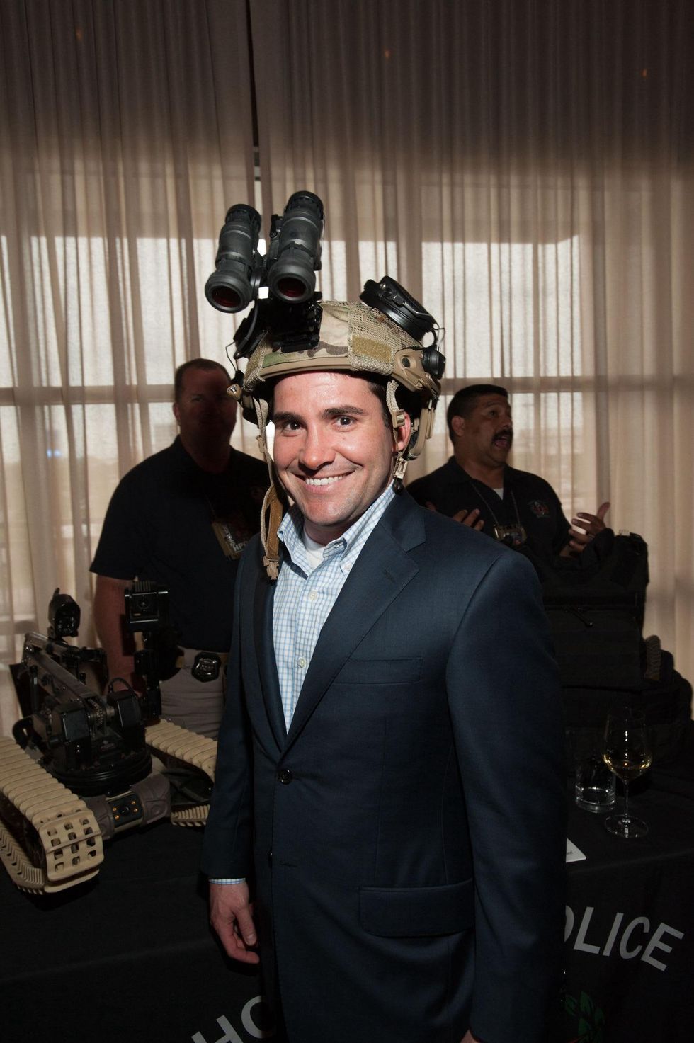 Adam Jackson at the Houston Police Department benefit April 2015