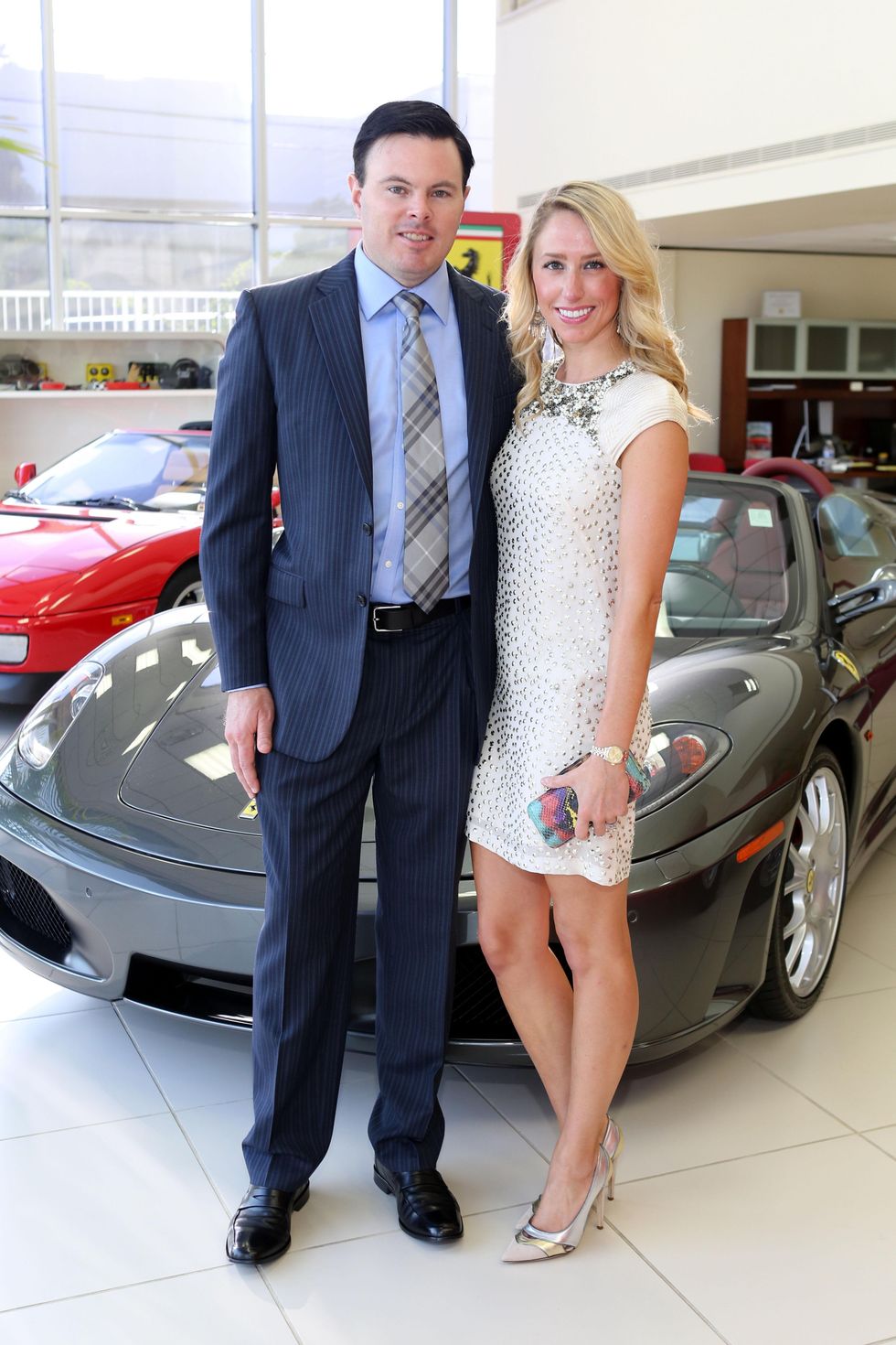 Adam Michael and Ashley Seippel at the Joints in Action at Ferrari of Houston June 2014