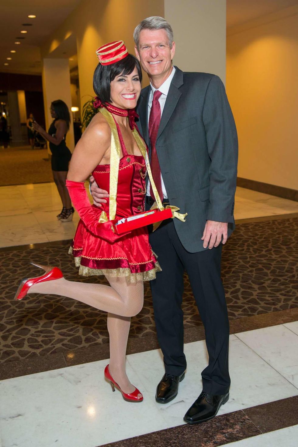 Adele Hartland, Jason Herbert at Mission of Yahweh gala