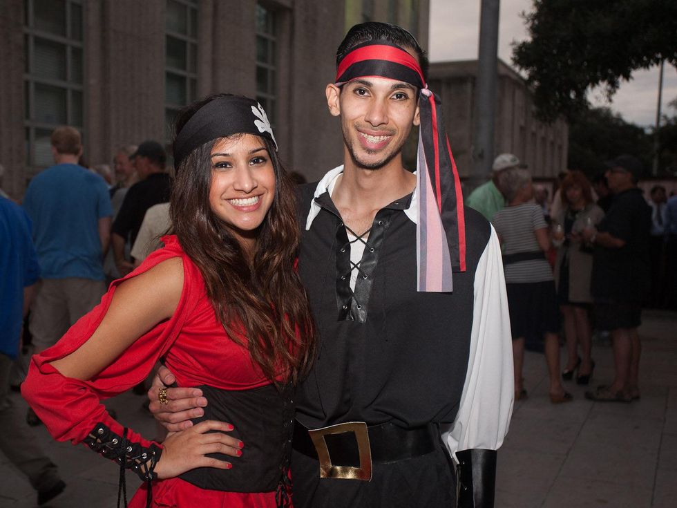 Adriana Farias and Joe McKinney at Bayou City Art Festival Downtown's Art Heist