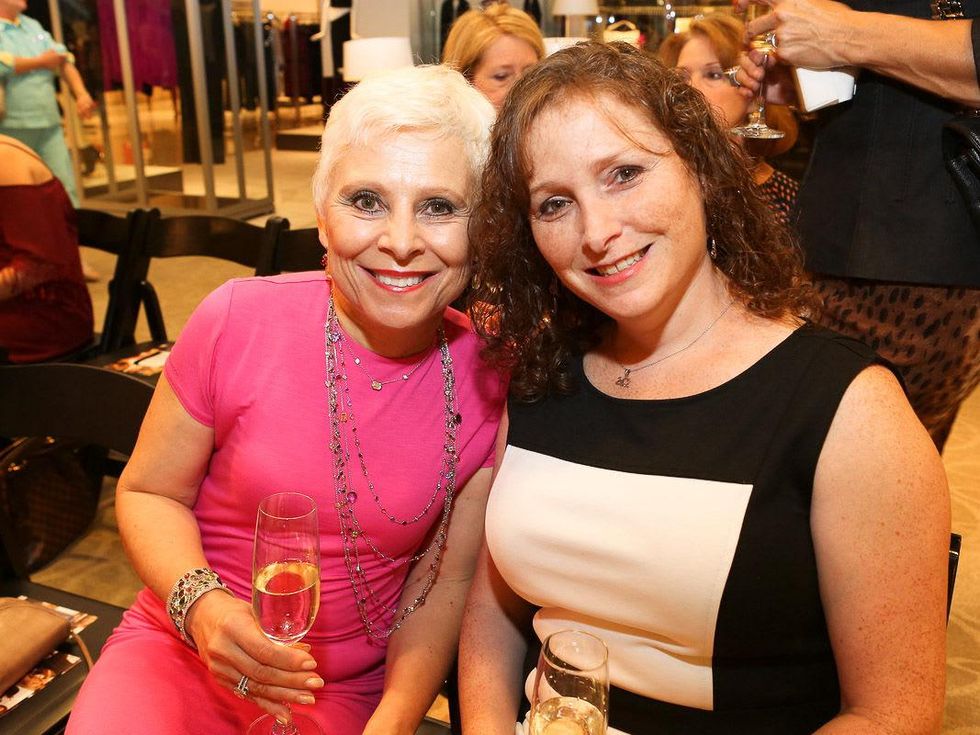 Adriana Rosenbaum, left, and Sara Rosenbaum at Neiman Marcus' Stiletto Strut