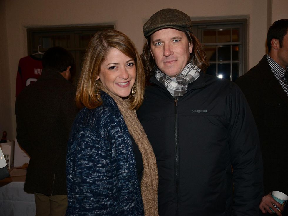 Adrienne Saxe and Andrew Borches at the Hermann Park Conservancy's Urban Green event November 2014