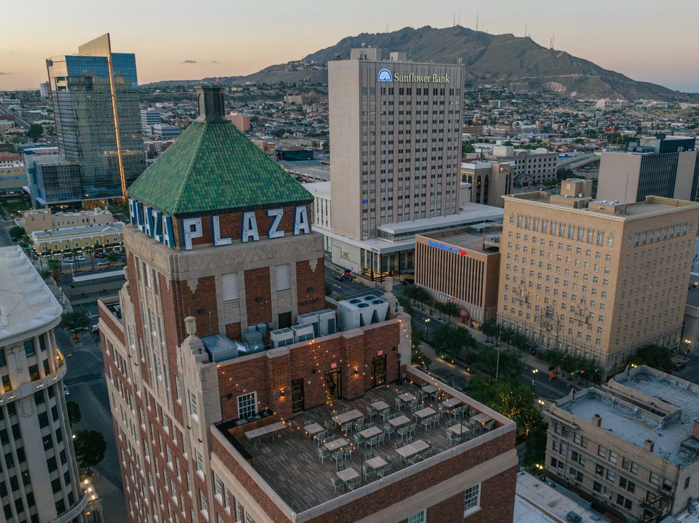 Aerial view of El Paso
