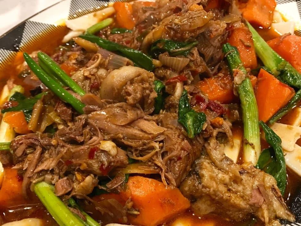 Afandim Uyghur stir fried lamb