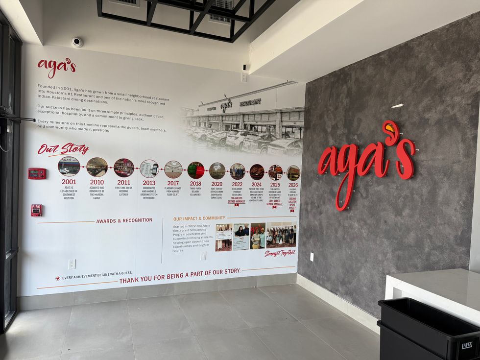 Aga's to go Katy interior