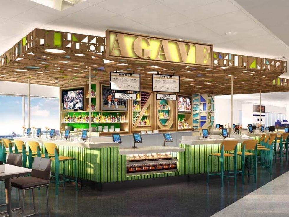 Agave restaurant at Bush Intercontinental Airport