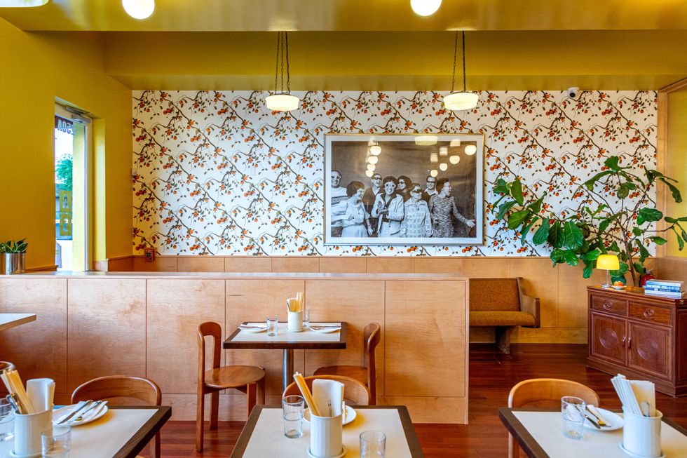 Agnes and Sherman interior