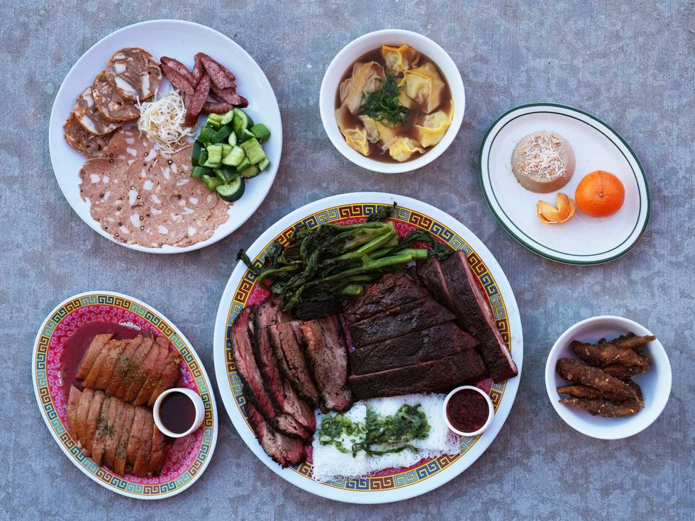 Agnes and Sherman Khoi Barbecue Lunar New Year dinner