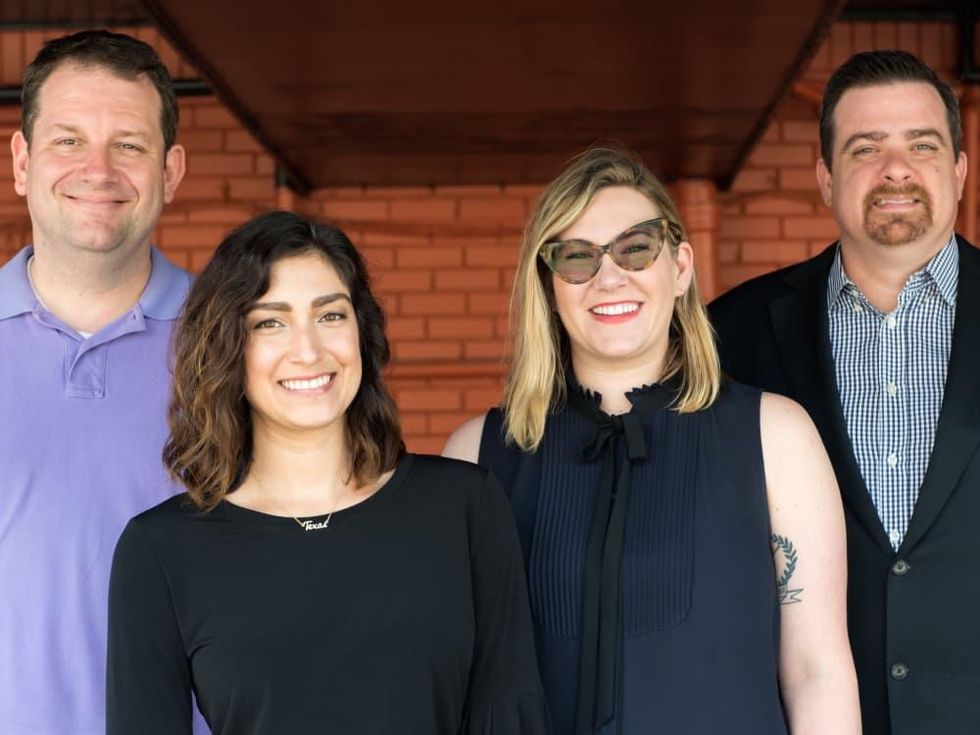 Agricole Hospitality EaDo Indianola staff Paul Lewis, Marie-Louise Friedland, Natasha Douglas, Ben Neumann