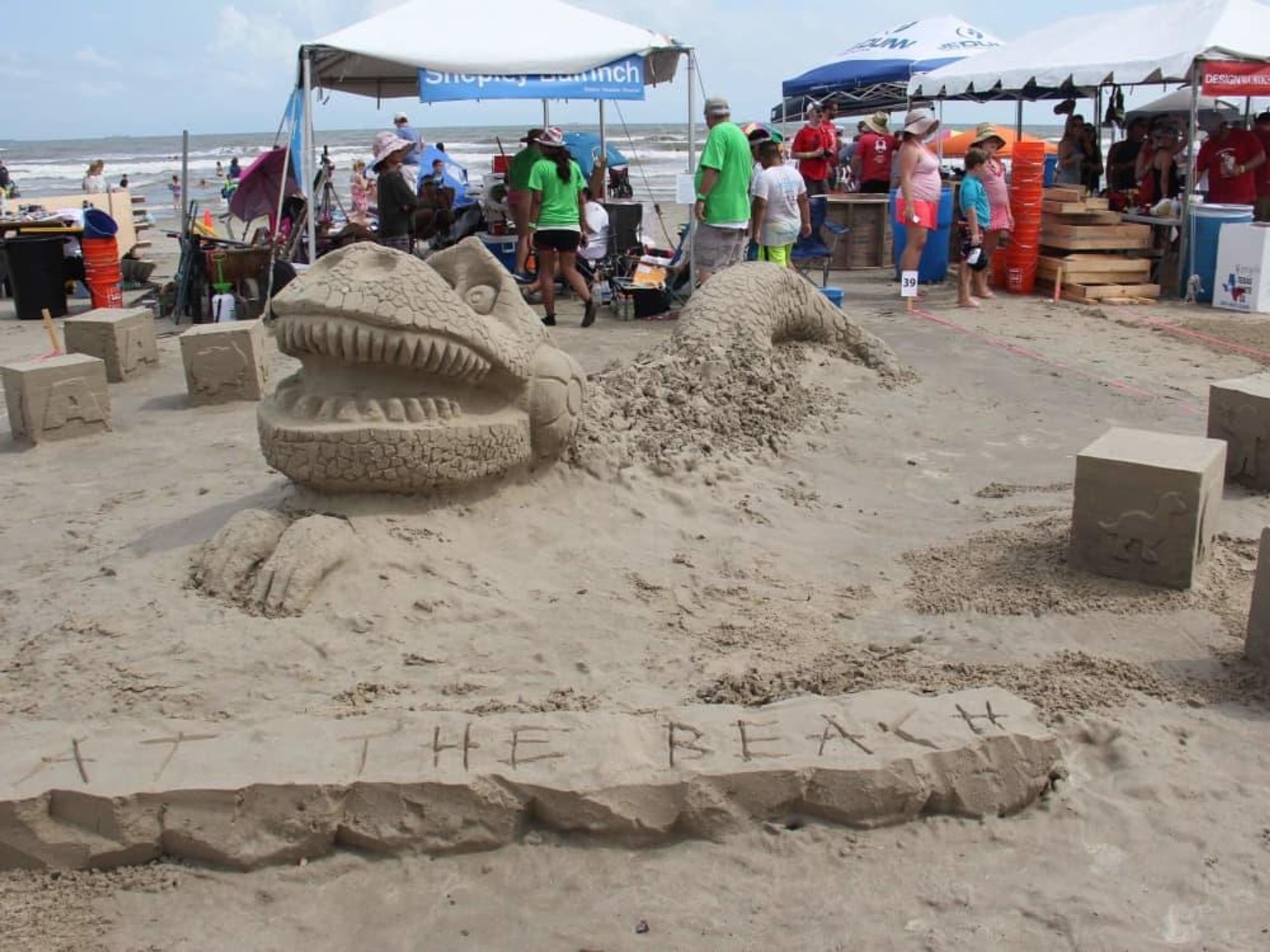 AIA Sandcastle contest, Galveston, 8/16