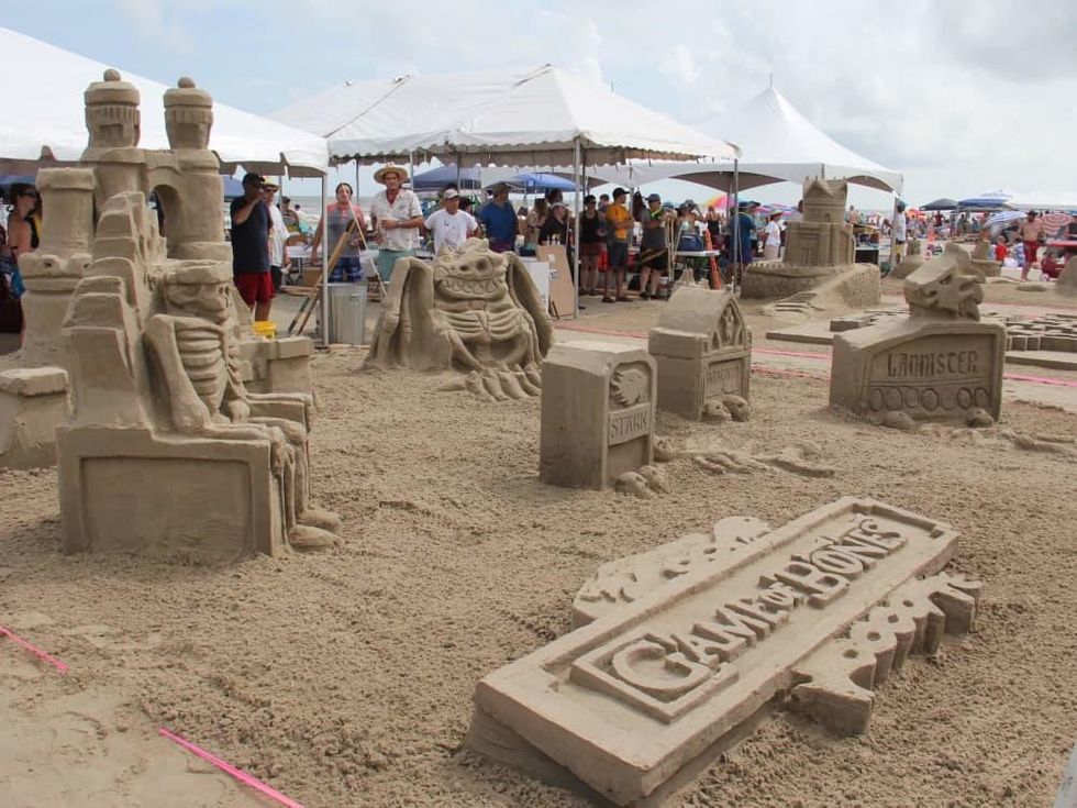 AIA Sandcastle contest, Galveston, 8/16