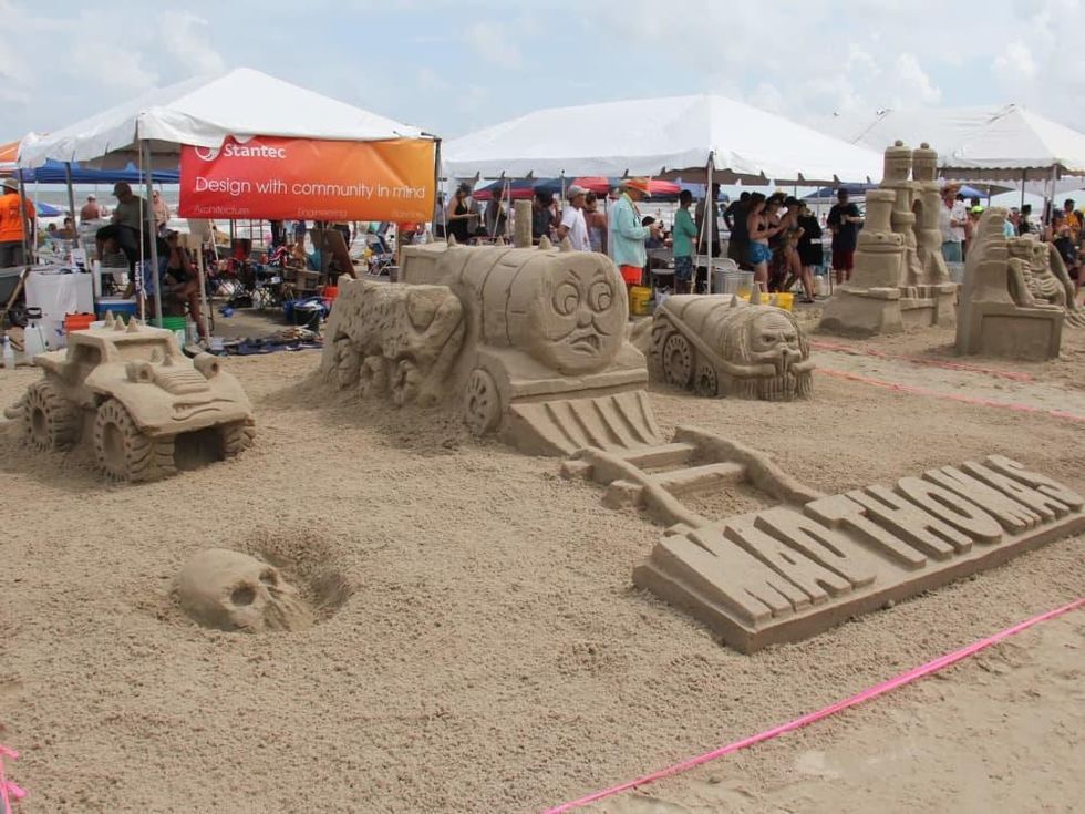 AIA Sandcastle contest, Galveston, 8/16