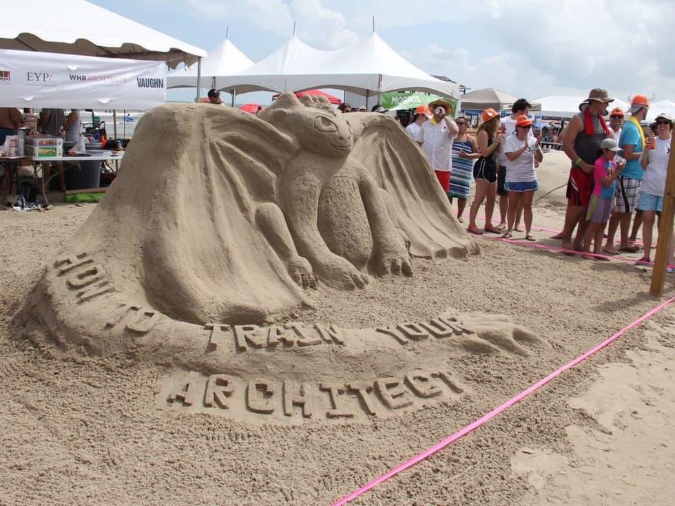 AIA Sandcastle contest, Galveston, 8/16
