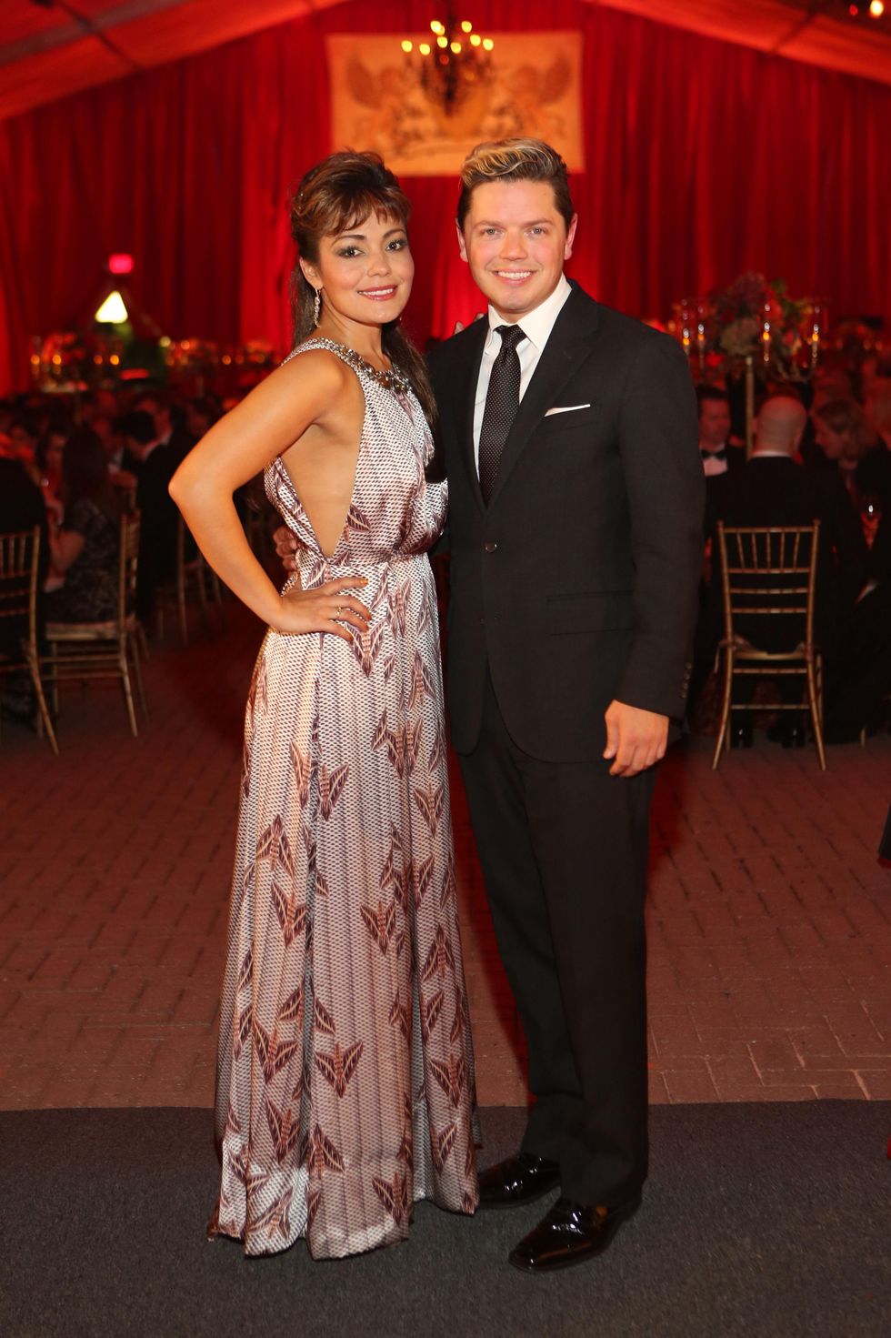 Ailyn Perez and David Peck at the HGO Opening Night Celebration October 2014