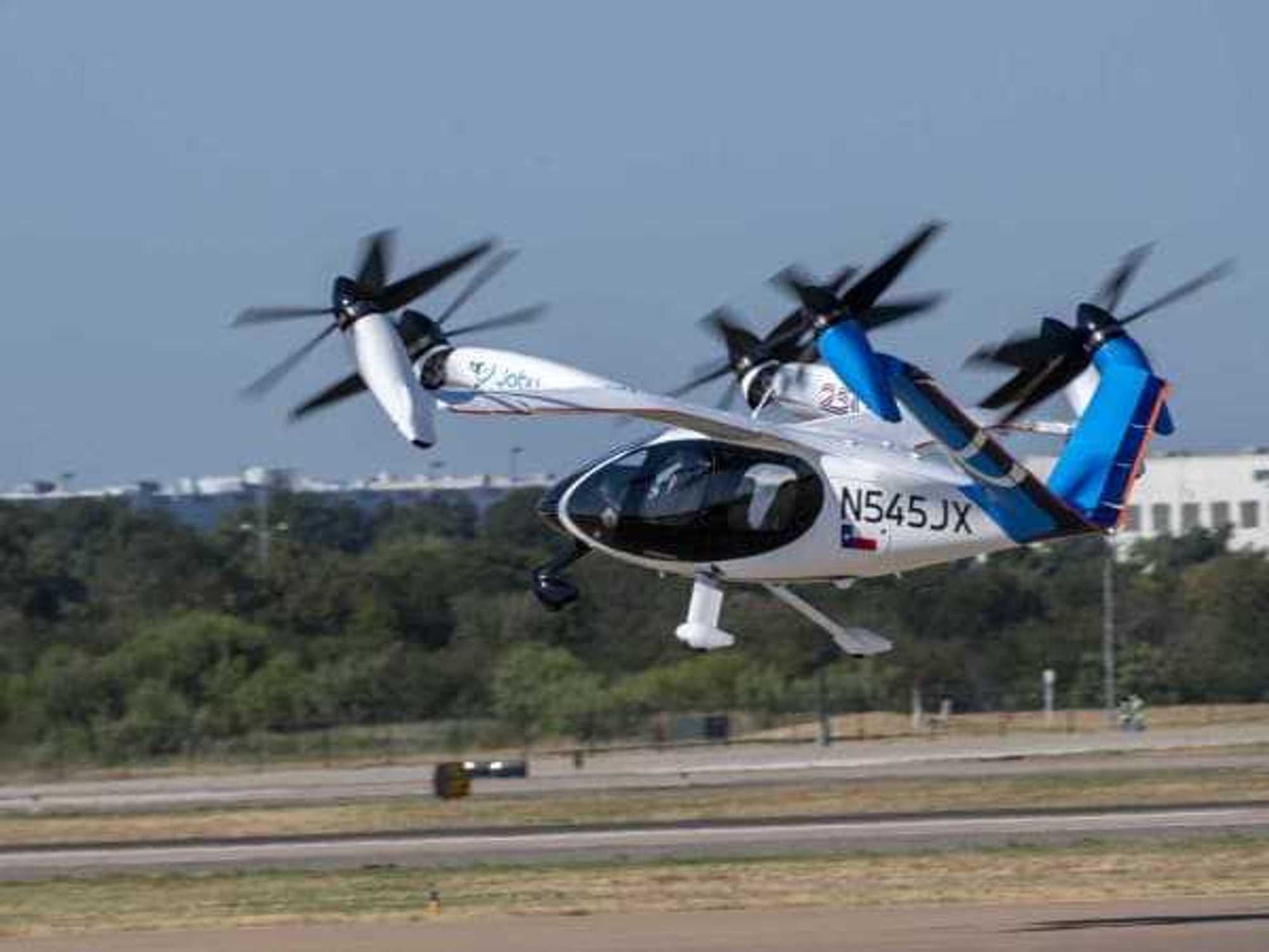 Air taxi testing Fort Worth
