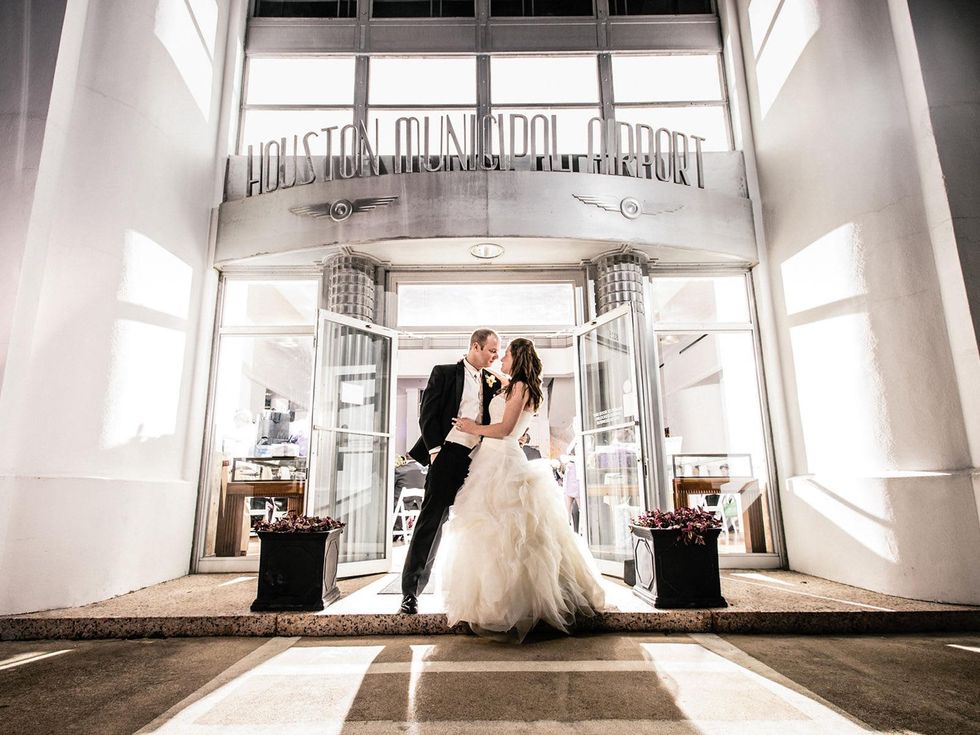 Airport Museum Wedding with Krystin Placette Gillogly and Terrence Gillogly