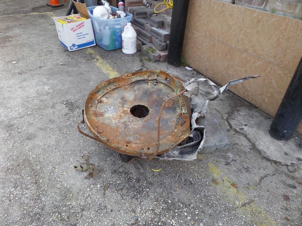 Aladdin restaurant fire damage