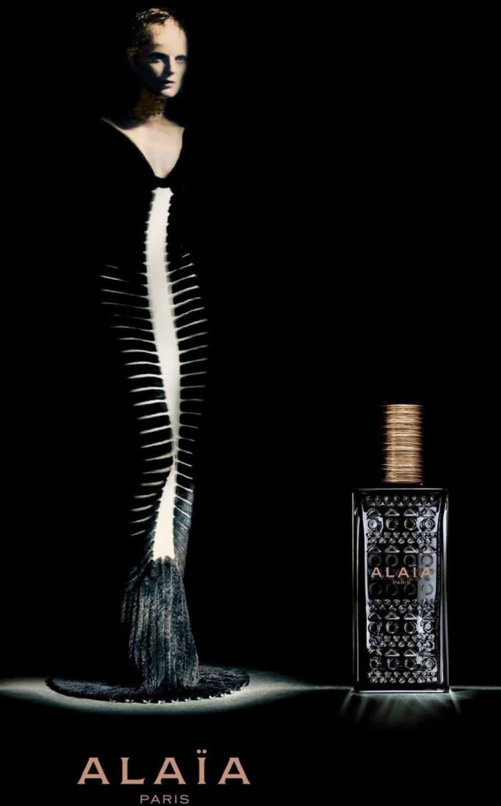 Alaia fragrance at Saks Fifth Avenue ad campaign