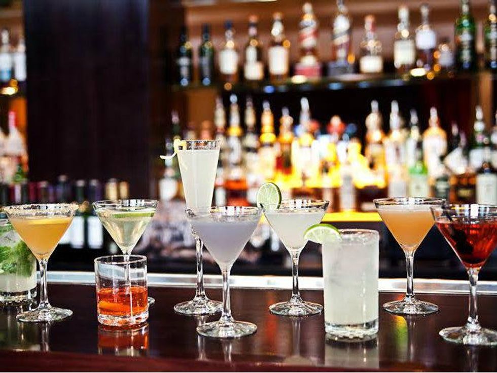 Alamo Drafthouse cocktail display