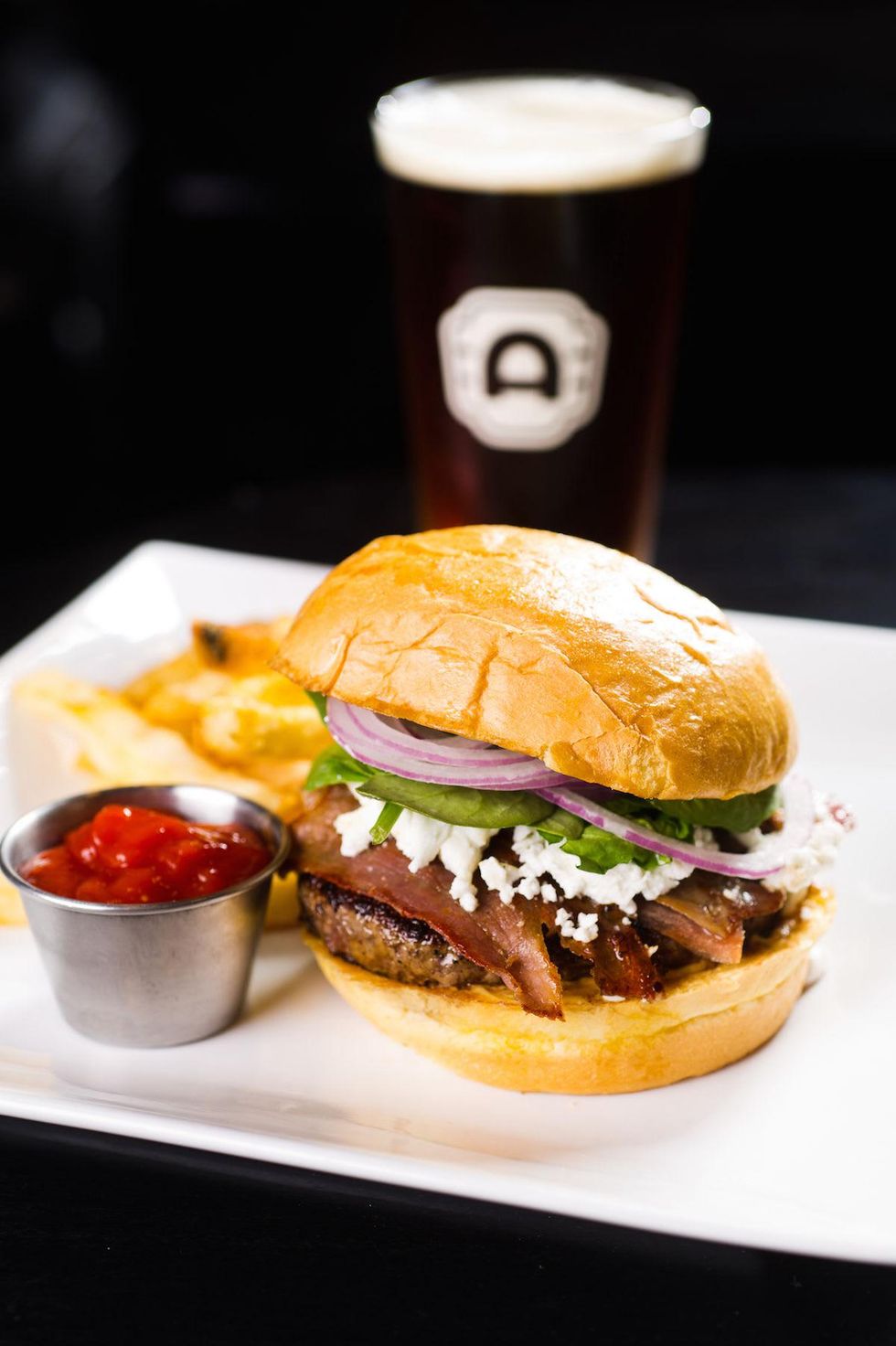 Alamo Drafthouse hamburger