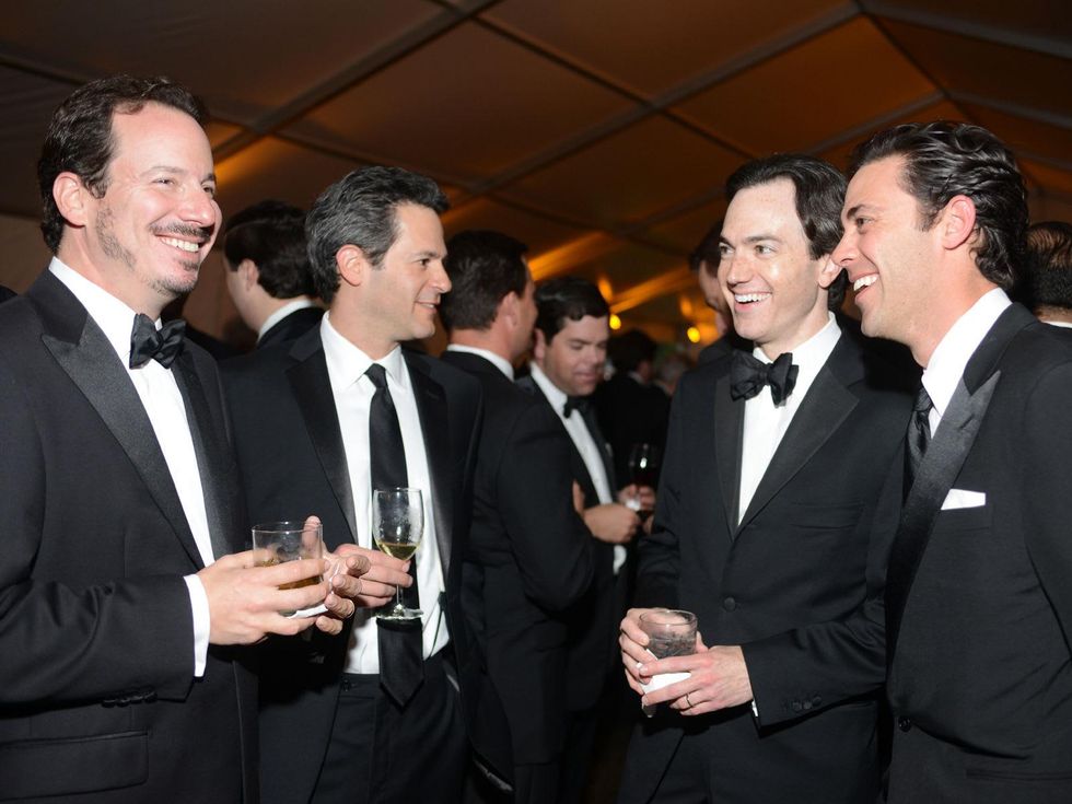 Alan Bigman, from left, Justin Segal, Danny David and David Cockrell at Men of Menil March 2014