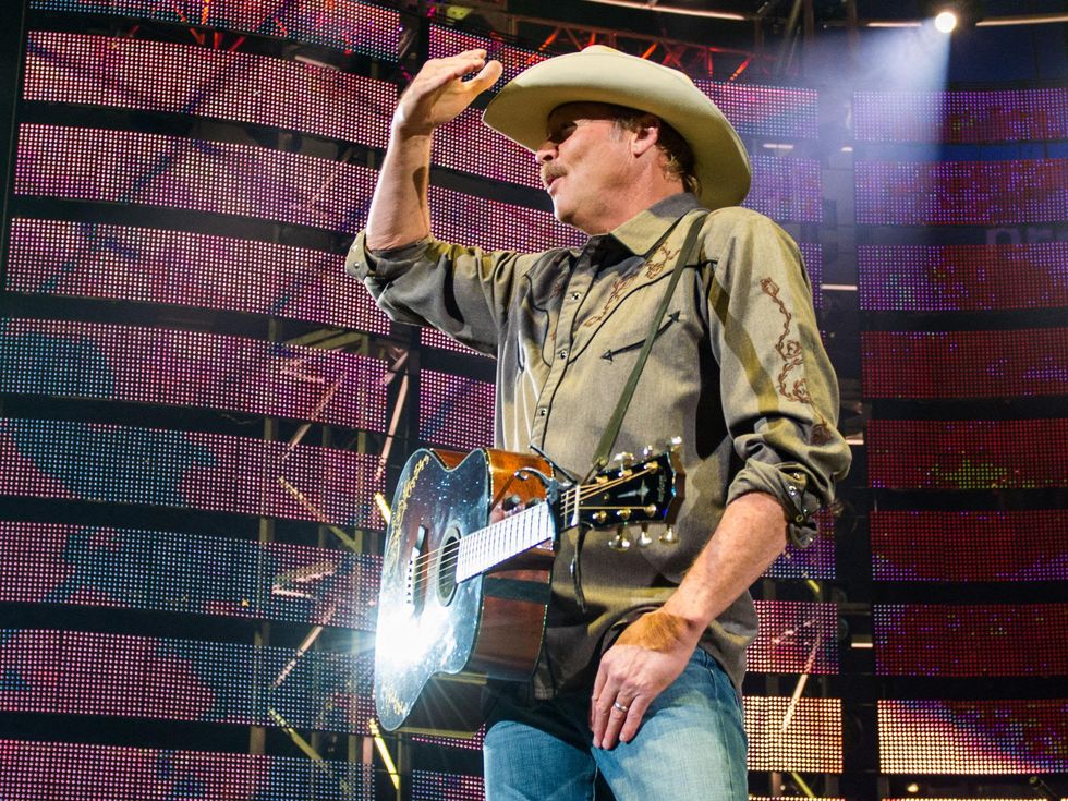 Alan Jackson rodeo stage