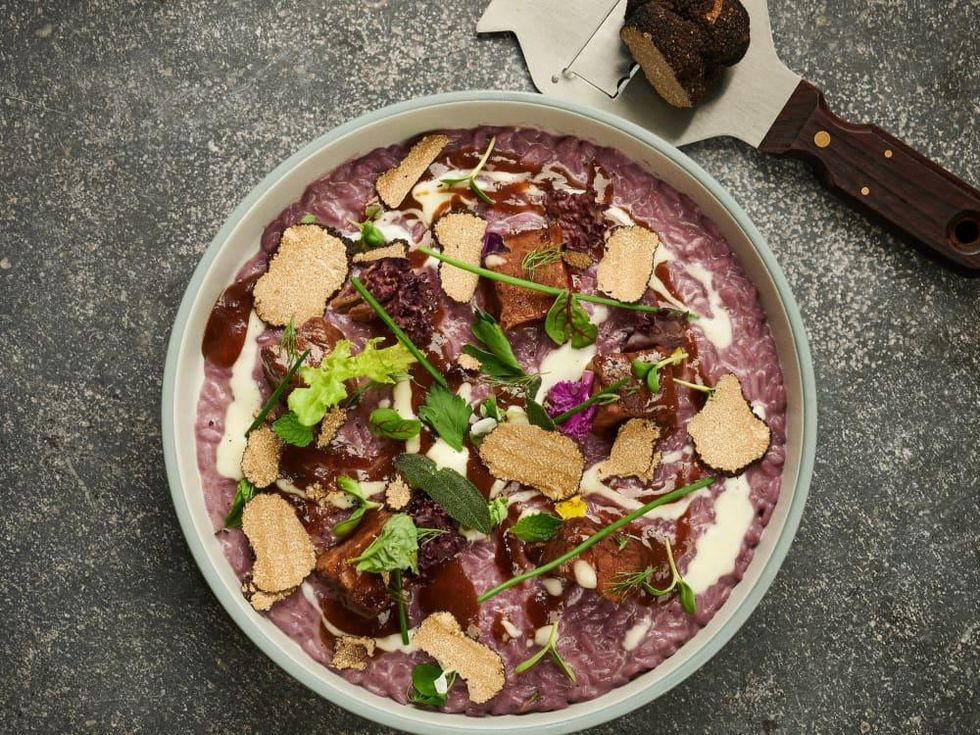 Alba Ristorante osso bucco risotto