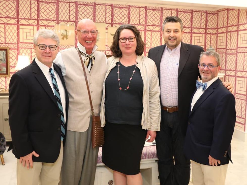 Albert Wilson, Kelly Amen, Eleanor Niermann, Bruno Kelly, Ken Kehoe at Decorative Center Spring Market