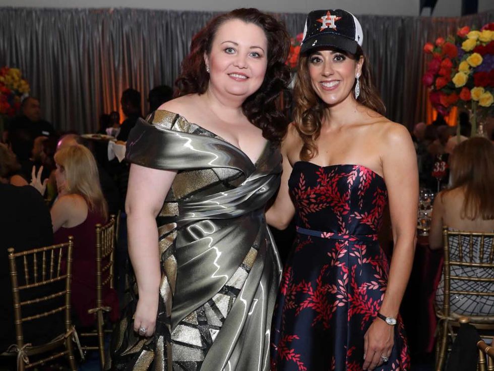 Albina Shagimuratova, Kristina Somerville at Houston Grand Opera opening night 2017