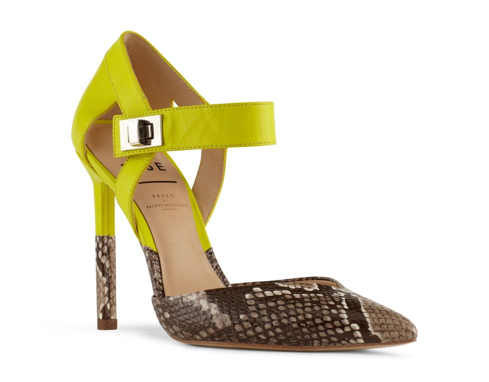 Aldo Musilova shoe with snake trim