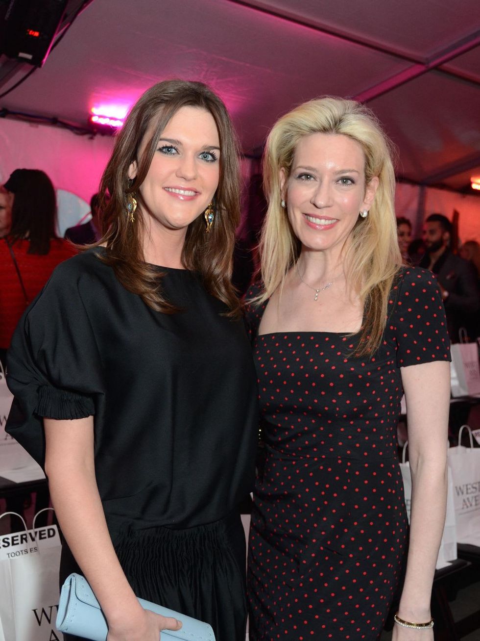 Aleia Minyon, left, and Mauri Oliver at West Ave Fashion on the Avenue March 2014