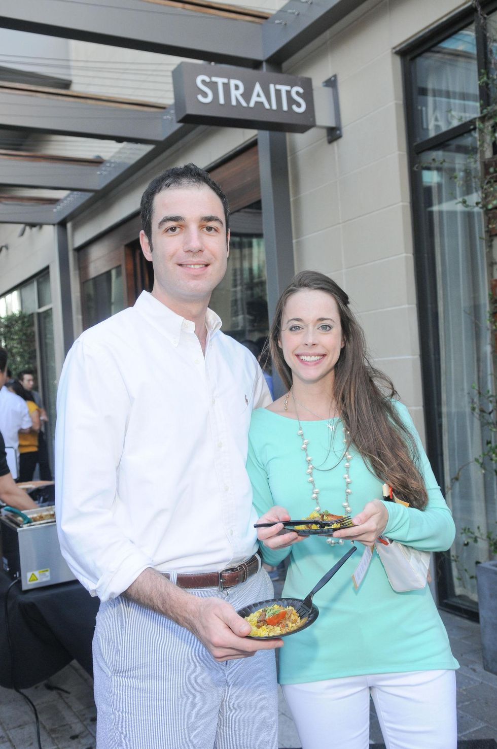 Alex and Katie Kakhnovets at the Curry Crawl May 2014
