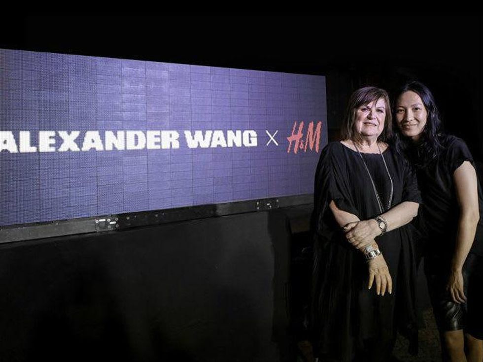 Alexander Wang and Margareta van den Bosch announce the H&M collaboration April 2014