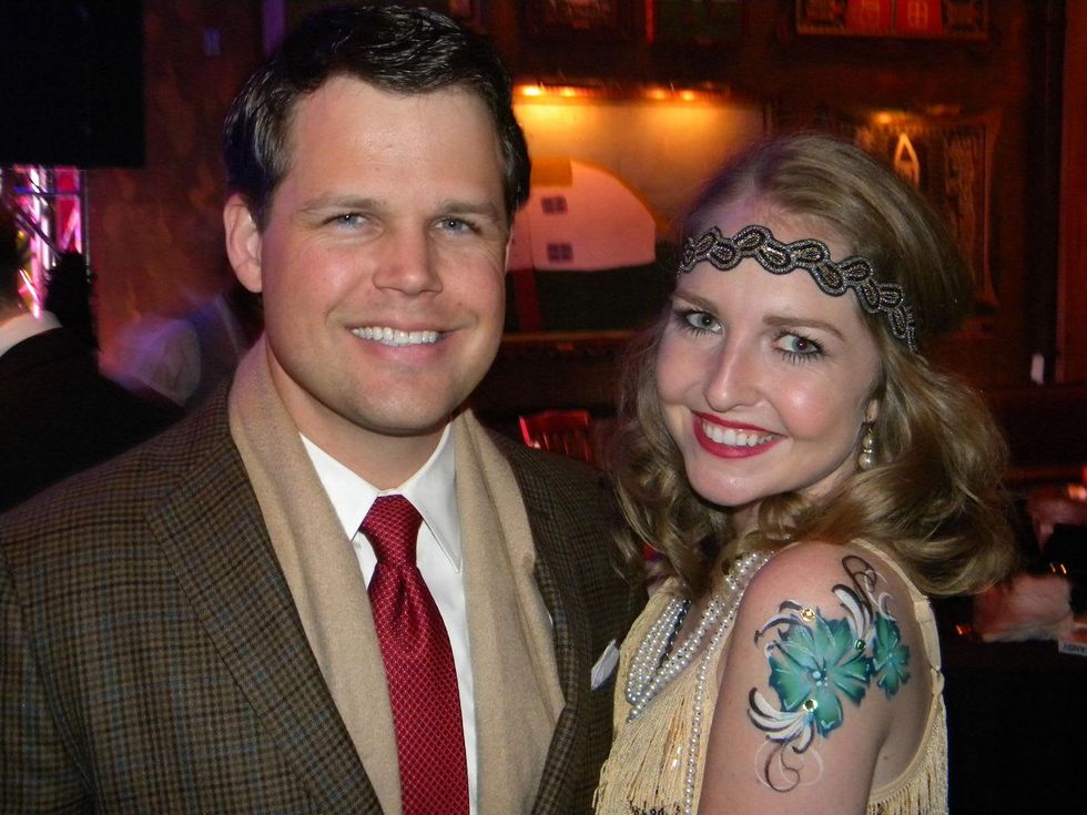 Alexander Weaver and Ali Gray at the TIRR party January 2015