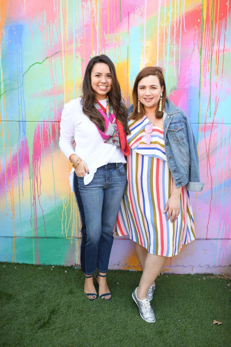 Alexandria Haines, Nicole Kestenbaum at More Color Please launch