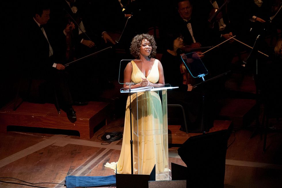 Alfre Woodard performing at the ADL Houston in Concert Against Hate November 2013.
