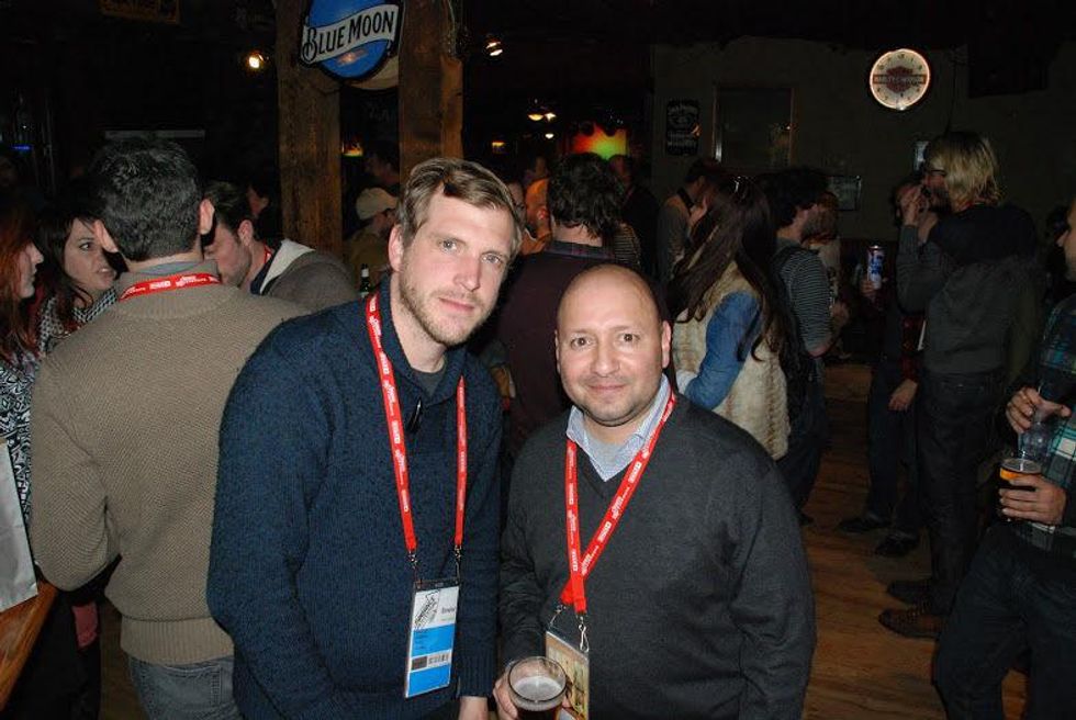 Alfred Cervantes, Bastian Gunter, Sundance Film Festival, Texas party