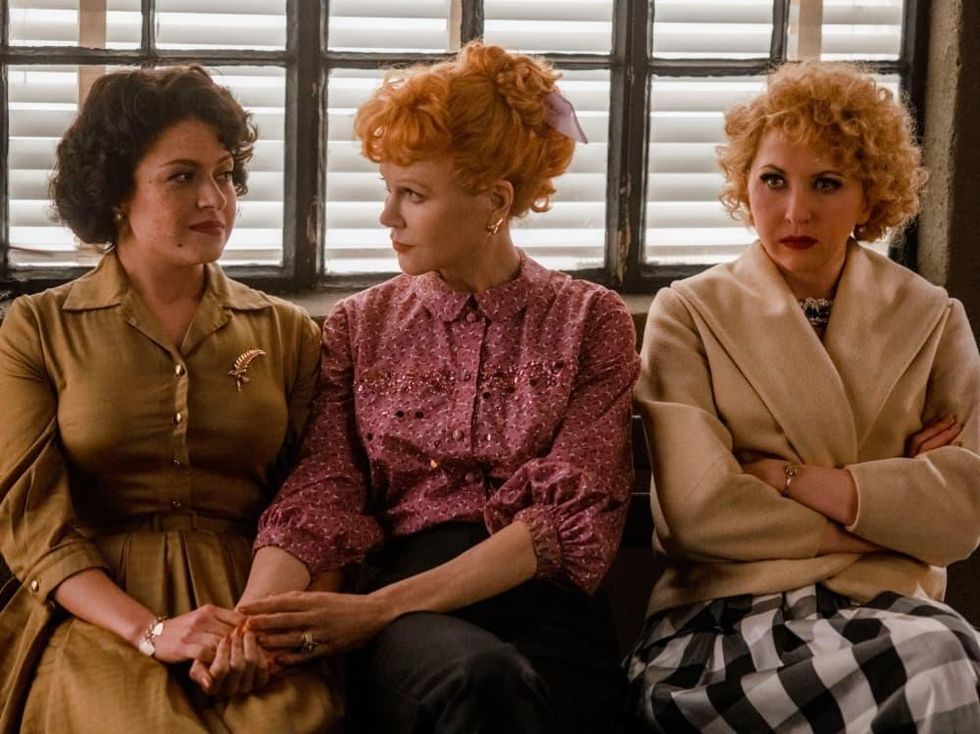 Alia Shawkat, Nicole Kidman, and Nina Arianda in Being the Ricardos