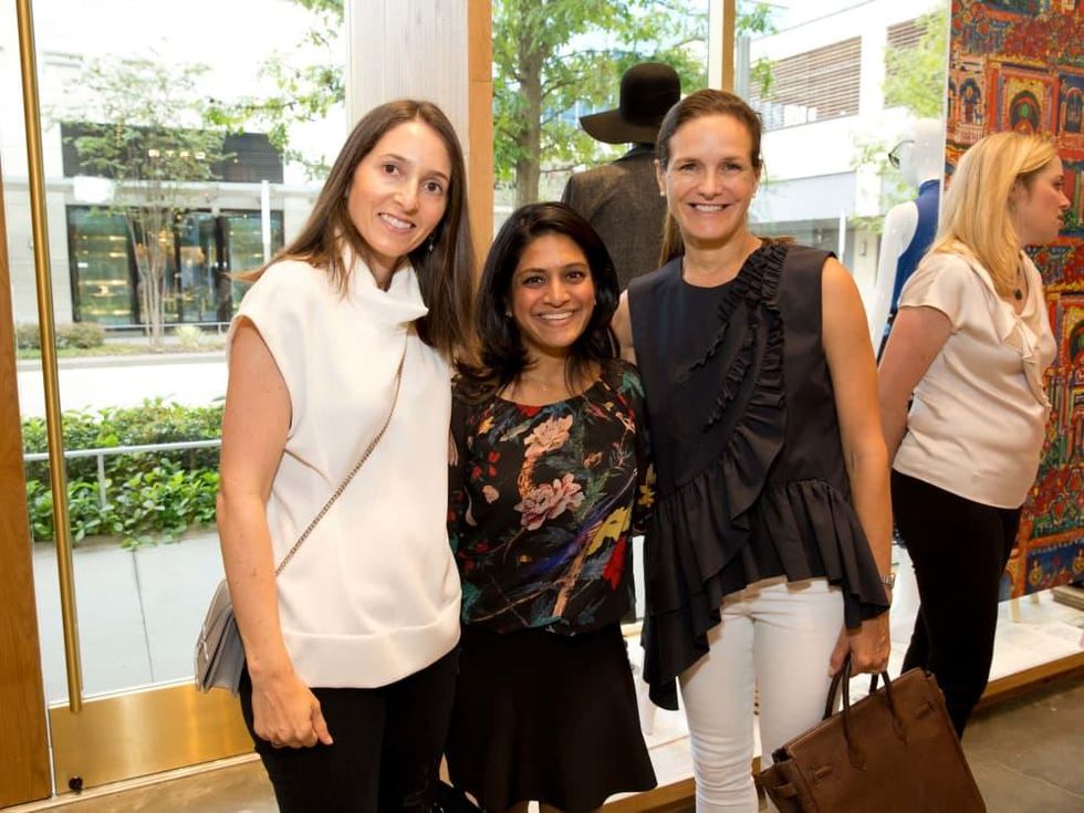 Alice and Olivia opening, 8/16, Allison LEibman, Vidya Bala, Cecilia Harris