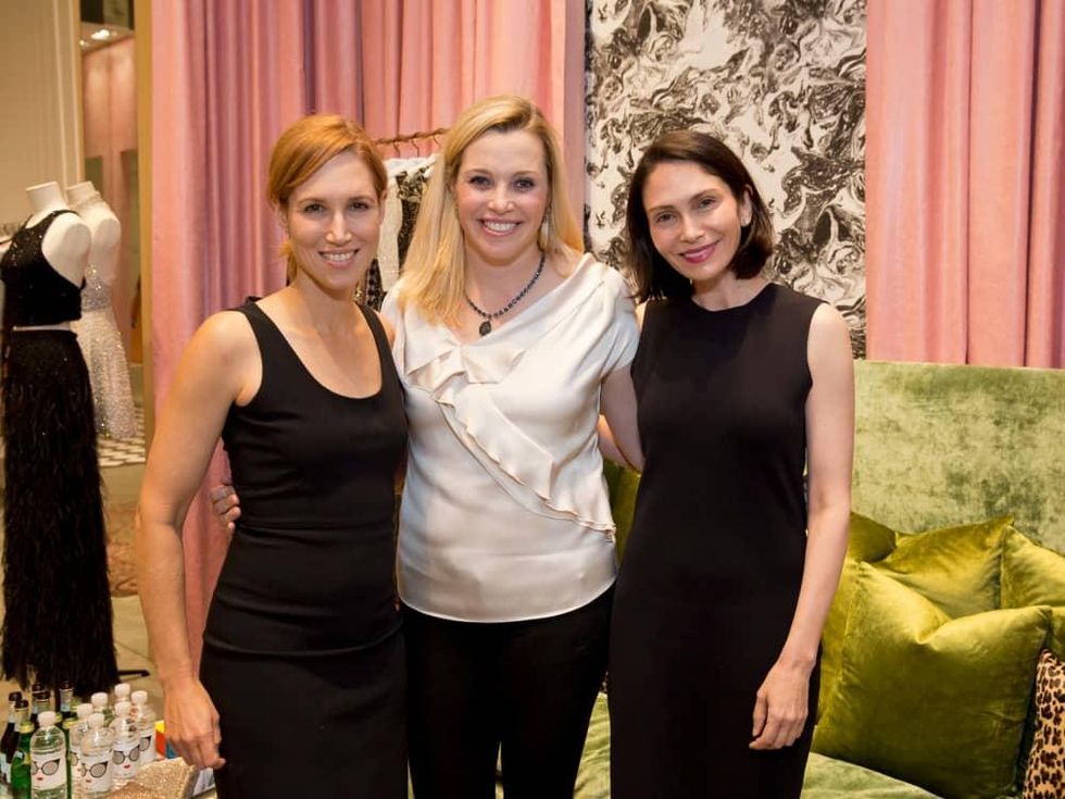 Alice and Olivia opening, 8/16, Carolyn Dorros, Molly Voorhees, Jennie Segal